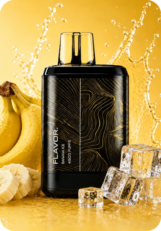 Banana Ice IBAR 4500 Australia 4500 Puffs Mesh Coil Vape