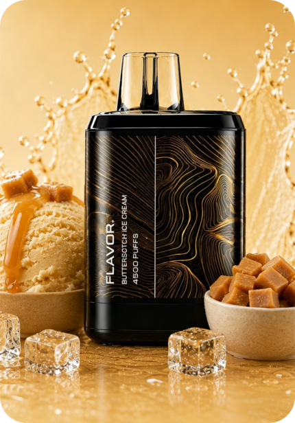Butterscotch Ice Cream IBAR 4500 Australia 4500 Puffs Mesh Coil Disposable Vape