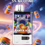 Fanta Ice Ibuff 9600 Australia Mesh Coil 9600 Puffs Orange Soda Vape