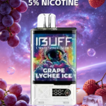 Grape Lychee Ice Ibuff 9600 Australia Price 9600 Puffs