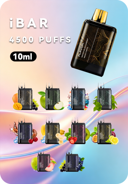 IBAR 4500 Australia 4500 Puffs Mesh Coil Disposable Vape