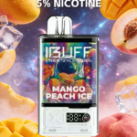Mango Peach Ice Ibuff 9600 Australia Mesh Coil 9600 Puffs Disposable Vape