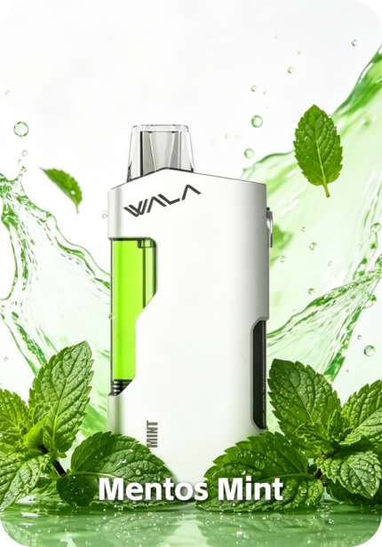 WALA YO 18K Mentos Mint Australia Dual Mesh 18000 Puffs Peppermint Candy Vape