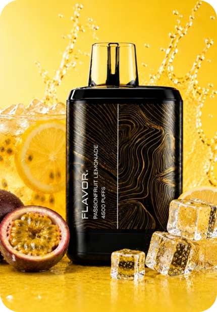 Passionfruit Lemonade IBAR 4500 Australia 4500 Puffs Mesh Coil Vape