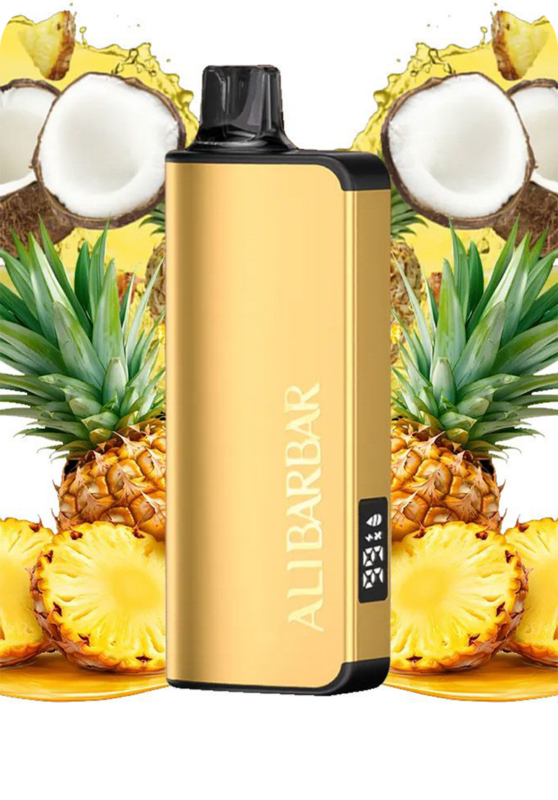 Pineapple Coconut ALIBARBAR 9K Australia 9000 Puffs