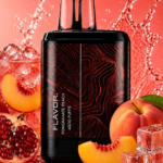 Pomegranate Peach IBAR 4500 Australia 4500 Puffs Mesh Coil Vape