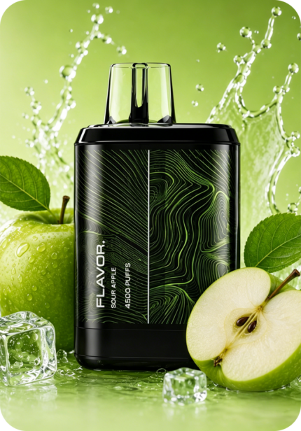 Sour Apple IBAR 4500 Australia Mesh Coil Vape 4500 Puffs