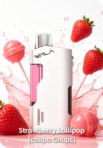 WALA YO 18K Strawberry Lollipop Australia Dual Mesh Coil 18000 Puffs